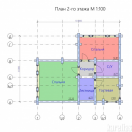 План Дом 10x8 2 этаж