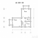 План Дом 10x10 2 этаж