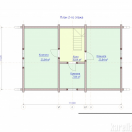 План Дом 11x10,1 2 этаж
