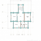 План Дом 13,3x15,6 2 этаж