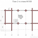 План Дом 13x7,5 2 этаж